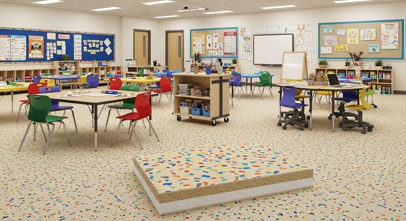 PVC Zemin Sıcak Kaynak Uygulaması