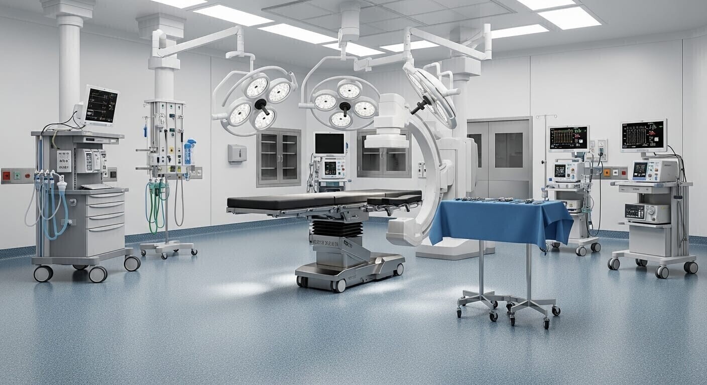 Hastaneler i&ccedil;in eksiz ve yekpare homojen pvc zemin kaplama