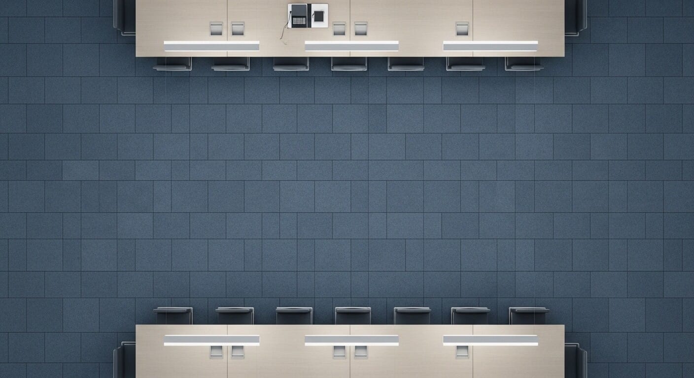 B&uuml;y&uuml;k konferans salonlarında ve plazalarda y&uuml;ksek metrajlı ofis halısı kaplamaları