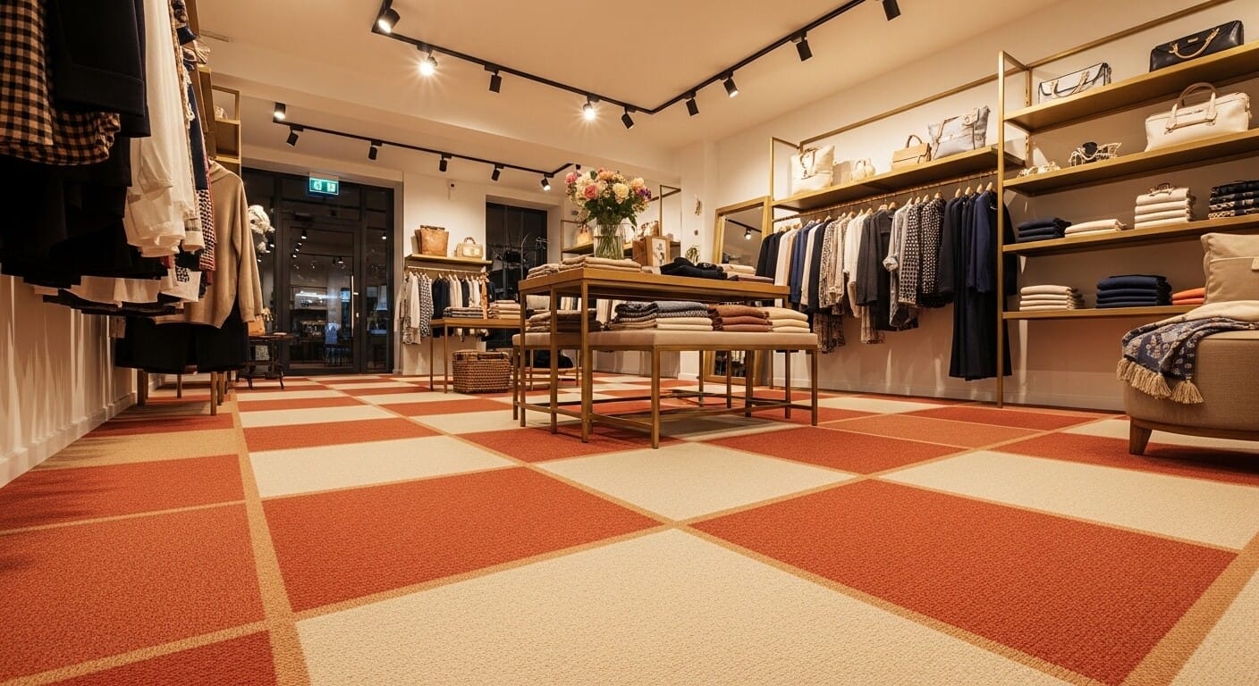 Kurumsal firmalar ve butikler i&ccedil;in l&uuml;ks ofis halısı zemin tasarımları